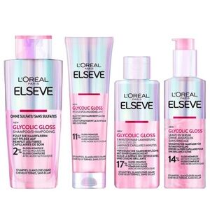L'Oreal Paris Elseve Glycolic Gloss Hair Care Set new